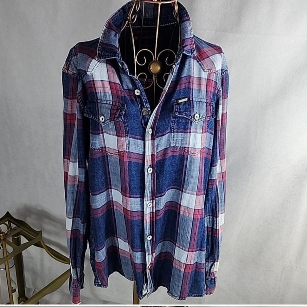 S/P Buffalo David Bitton Plaid Button-down Shirt